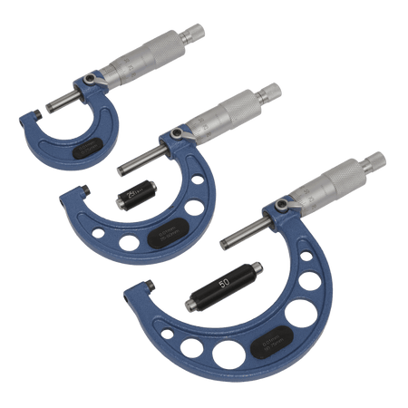 Sealey Micrometer Set 3pc Metric Model No-AK9651M