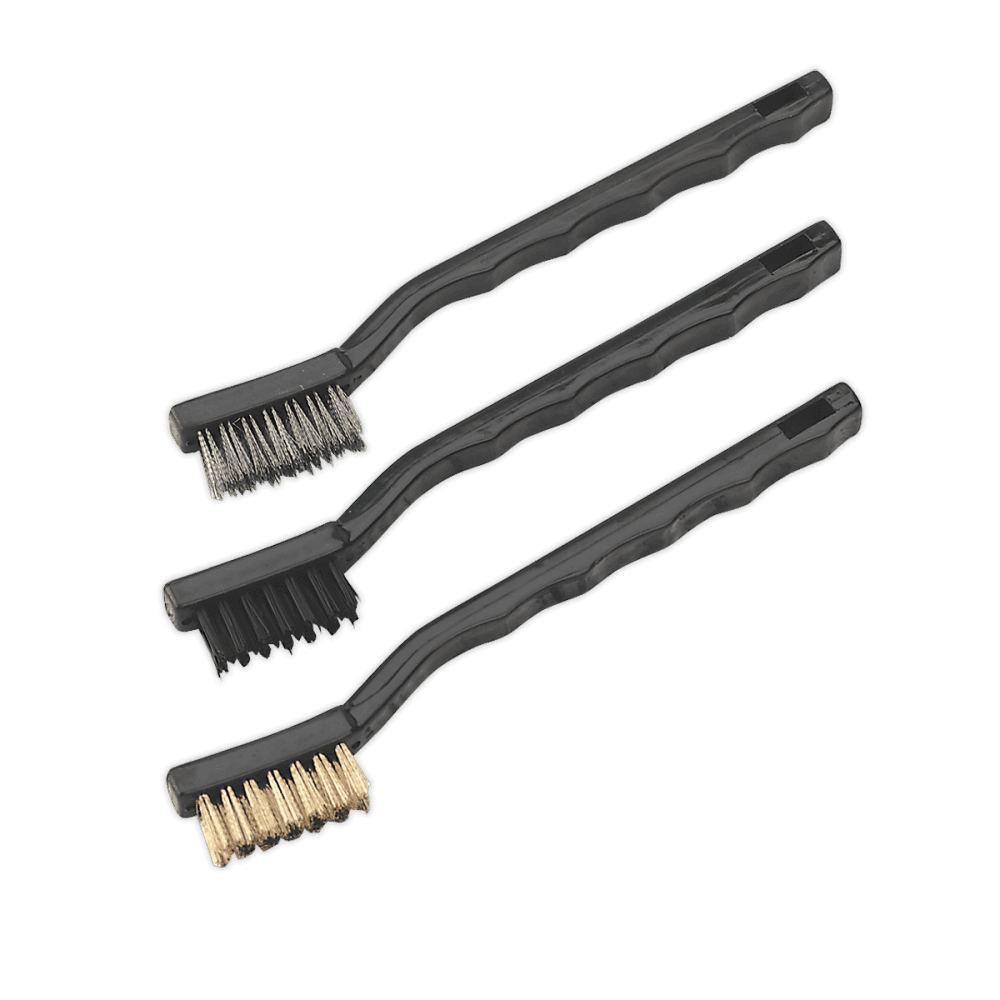 Sealey Miniature Brush Set 3pc Model No-AK9791