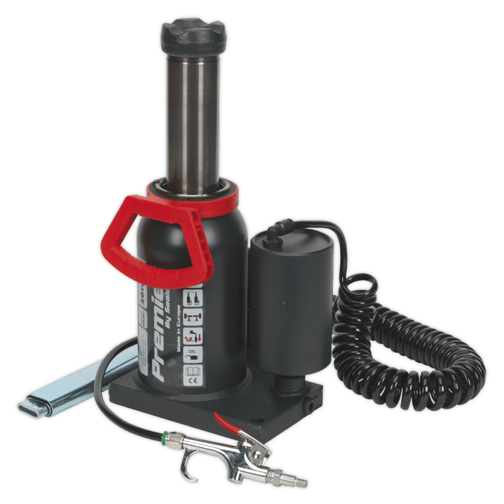 Sealey Bottle Jack 20tonne Manual/Air Hydraulic Model No-AM20