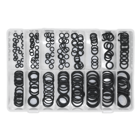 Sealey Rubber O-Ring Assortment 225pc Metric Model No-. AB004OR