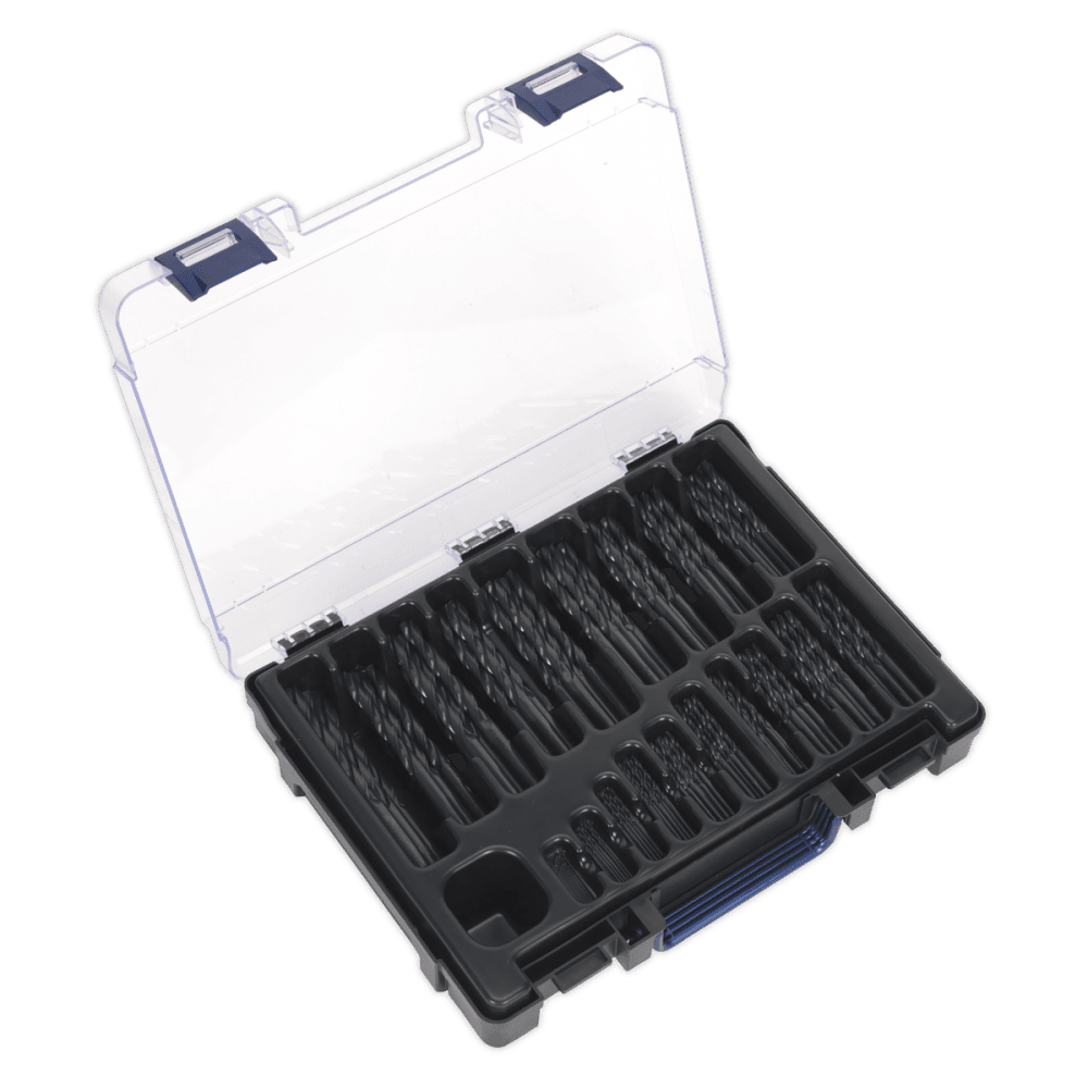 Sealey HSS Roll Forged Drill Bit Assortment 1-10mm 170pc Model No-. DBS170RF