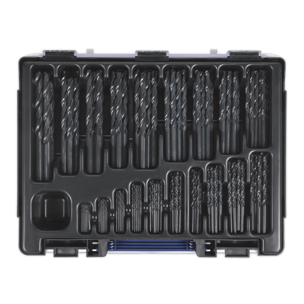 Sealey HSS Roll Forged Drill Bit Assortment 1-10mm 170pc Model No-. DBS170RF
