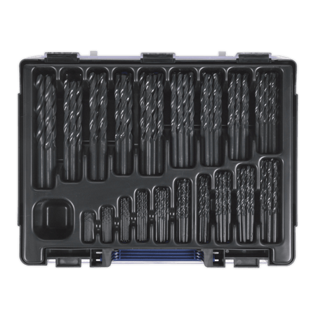Sealey HSS Roll Forged Drill Bit Assortment 1-10mm 170pc Model No-. DBS170RF