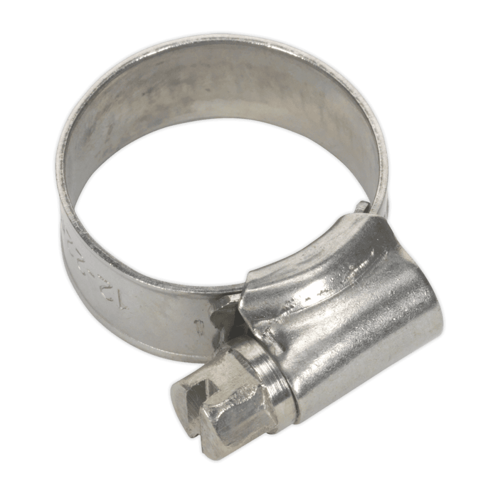 Sealey Hose Clip Stainless Steel 12-22mm Pack of 10 Model No-. SHCSS00