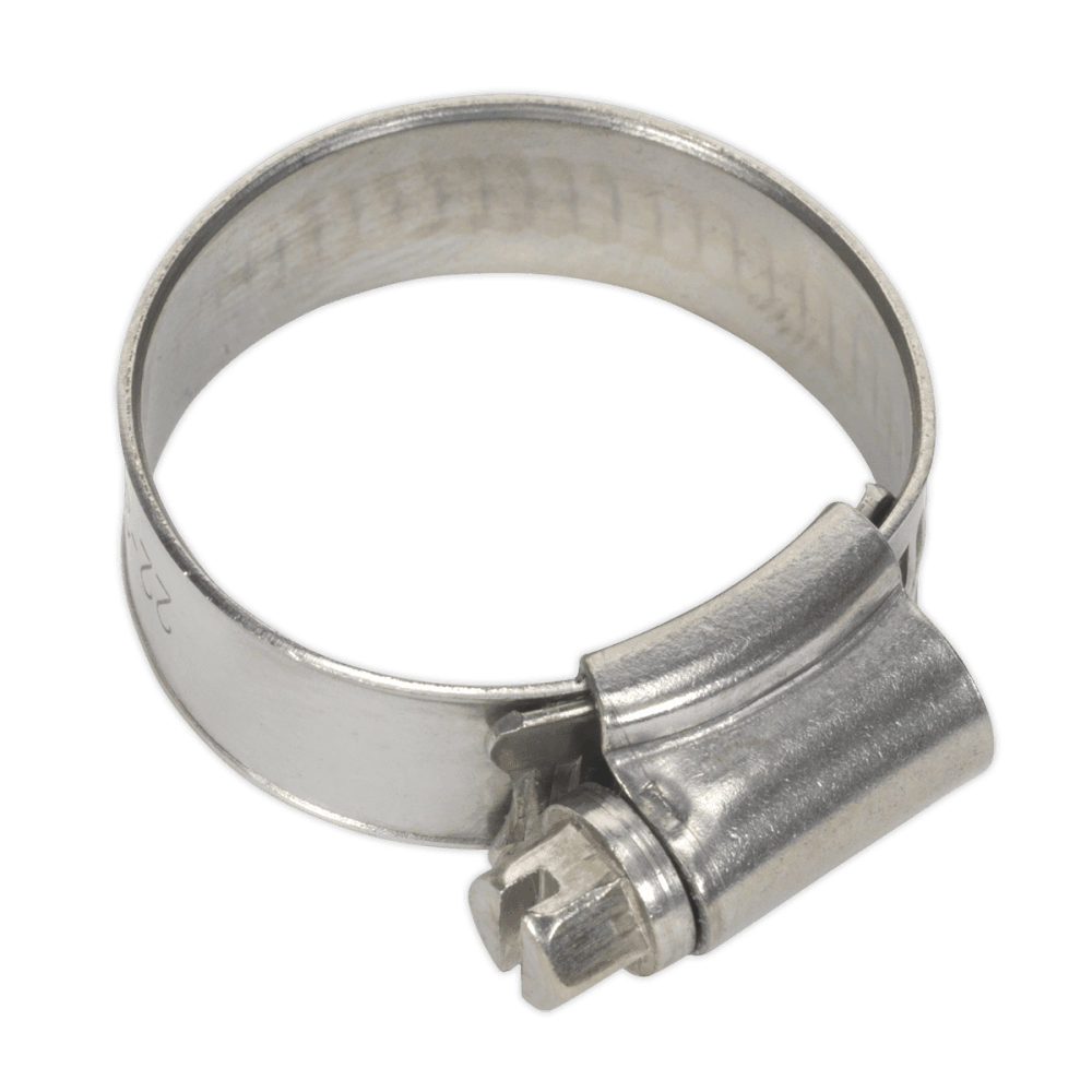 Sealey Hose Clip Stainless Steel 22-32mm Pack of 10 Model No-. SHCSS0X
