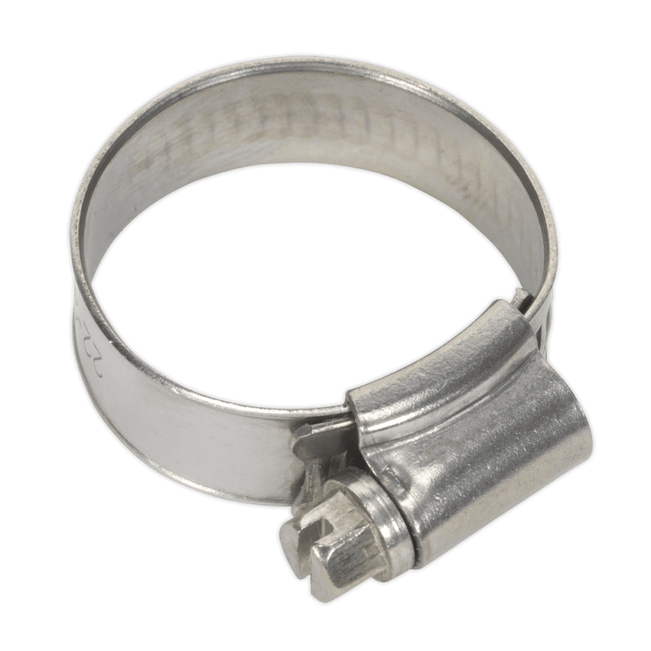 Sealey Hose Clip Stainless Steel 22-32mm Pack of 10 Model No-. SHCSS0X
