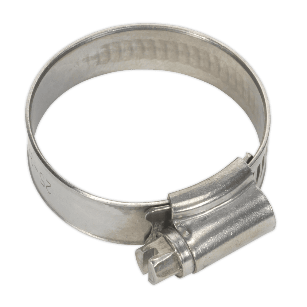 Sealey Hose Clip Stainless Steel 25-38mm Pack of 10 Model No-. SHCSS1A