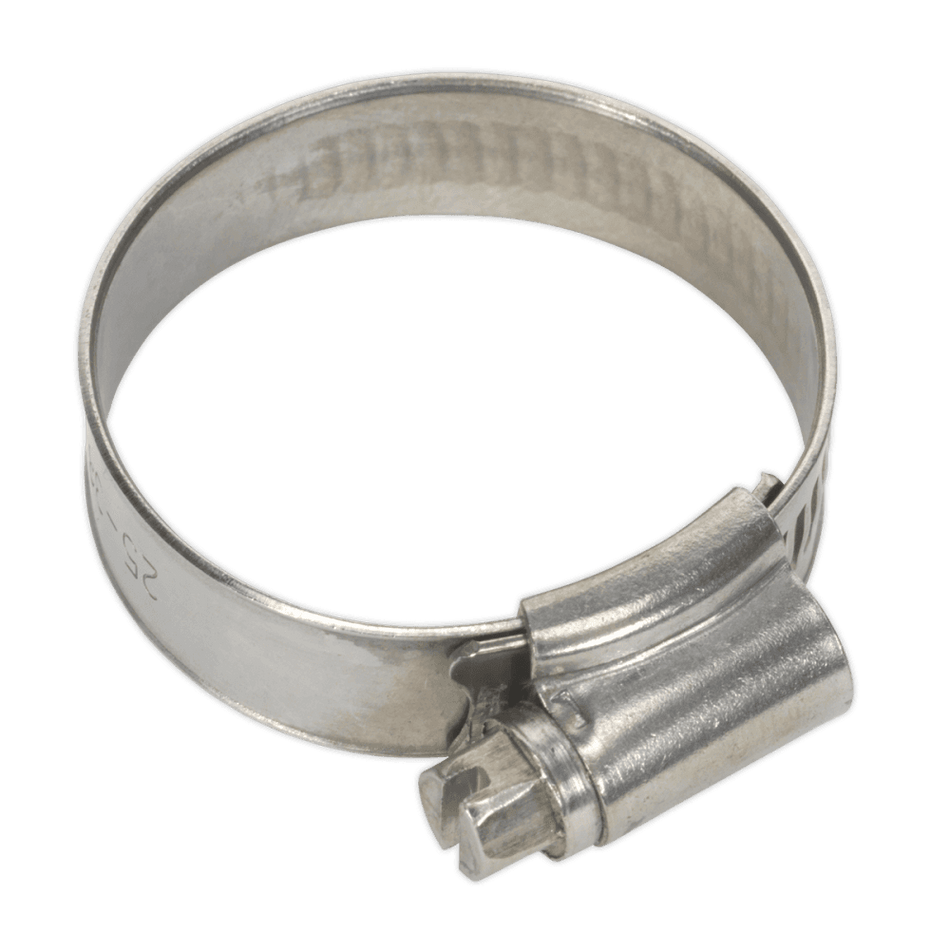 Sealey Hose Clip Stainless Steel 25-38mm Pack of 10 Model No-. SHCSS1A