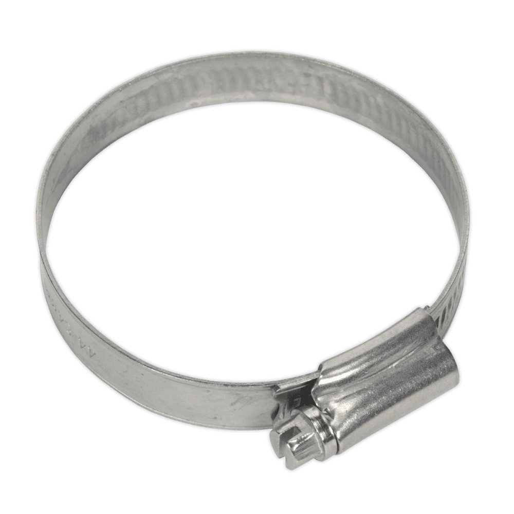 Sealey Hose Clip Stainless Steel 44-64mm Pack of 10 Model No-. SHCSS2A