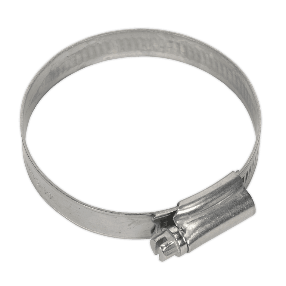 Sealey Hose Clip Stainless Steel 44-64mm Pack of 10 Model No-. SHCSS2A