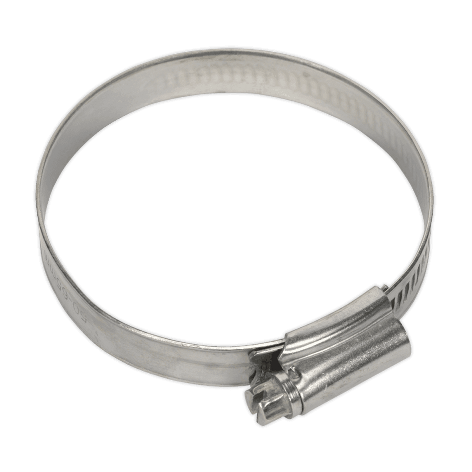 Sealey Hose Clip Stainless Steel 55-64mm Pack of 10 Model No-. SHCSS2X