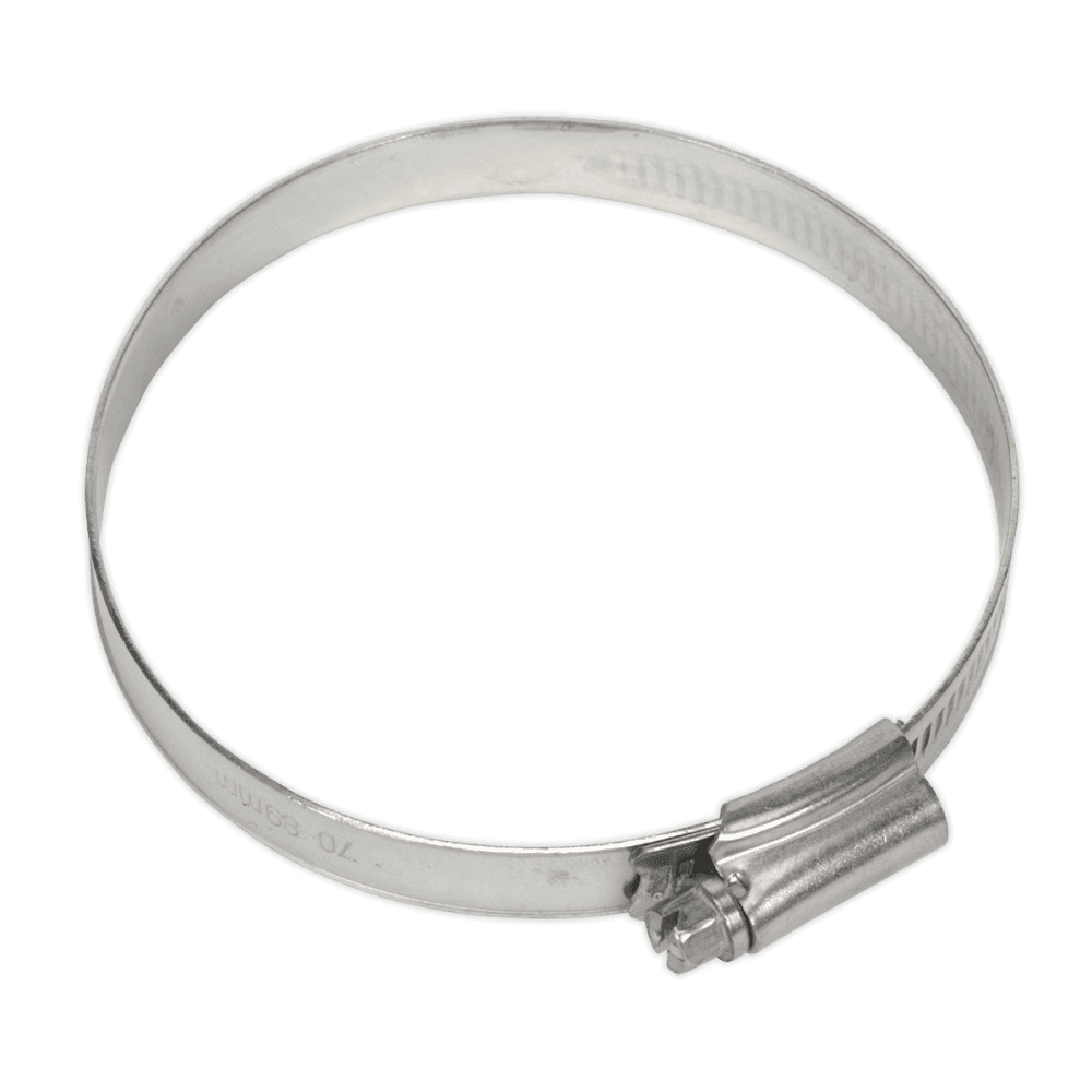 Sealey Hose Clip Stainless Steel 70-89mm Pack of 5 Model No-. SHCSS3X