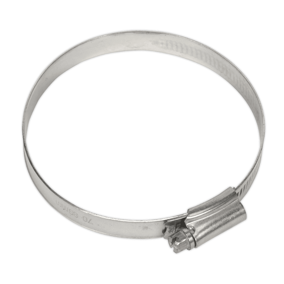 Sealey Hose Clip Stainless Steel 70-89mm Pack of 5 Model No-. SHCSS3X