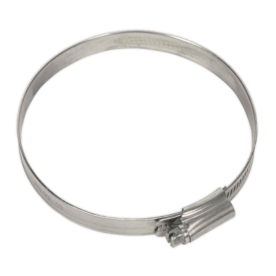 Sealey Hose Clip Stainless Steel 80-100mm Pack of 5 Model No-. SHCSS4
