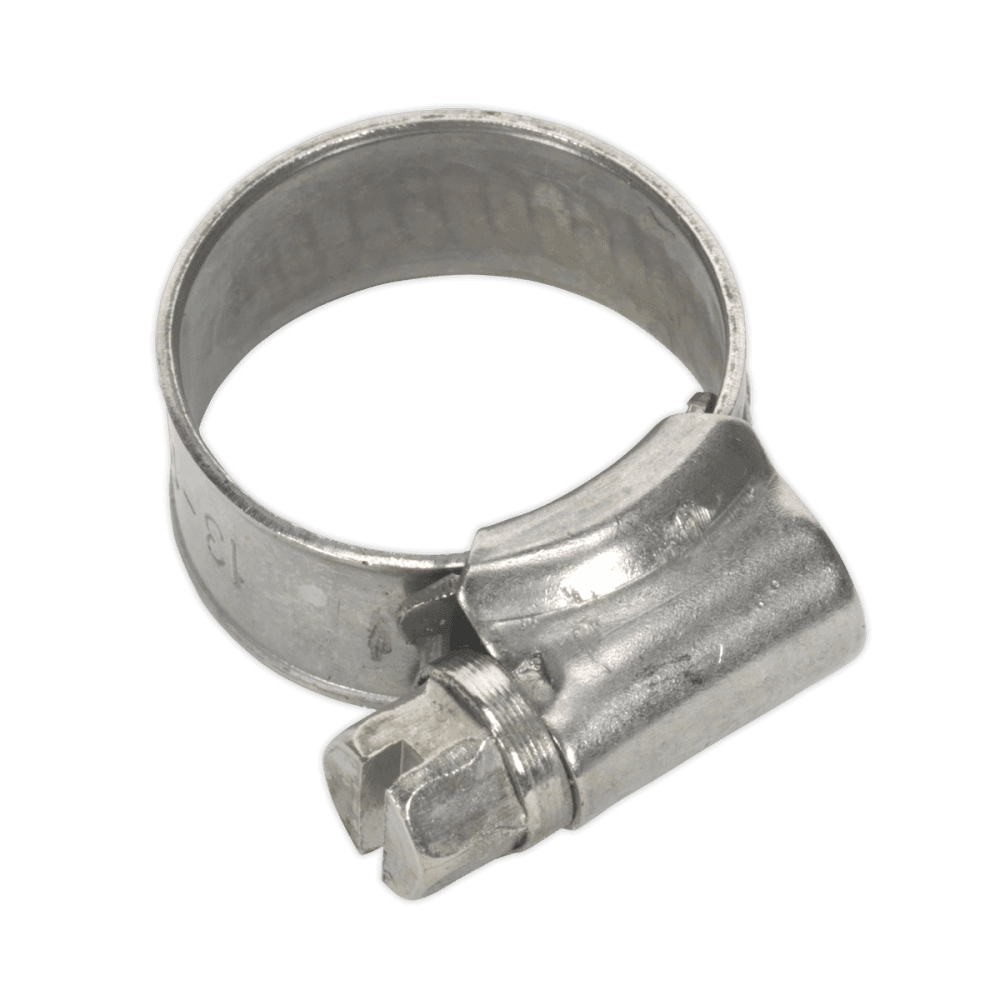 Sealey Hose Clip Stainless Steel 13-19mm Pack of 10 Model No-. SHCSSM00