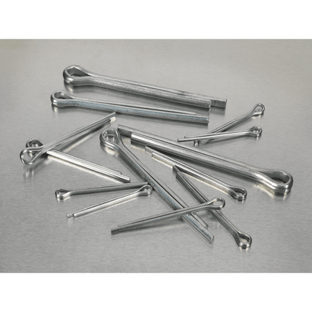 Sealey Split Pin Assortment 230pc Large Sizes Imperial & Metric Model No-. AB003SP
