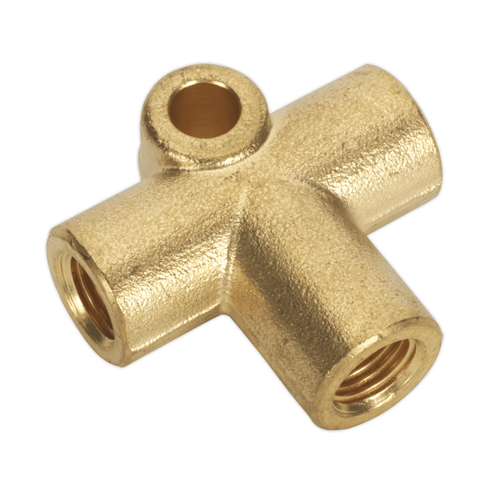 Brake Tube Connector 3/8"UNF x 24tpi 3-Way : Model No.BC38243WAY