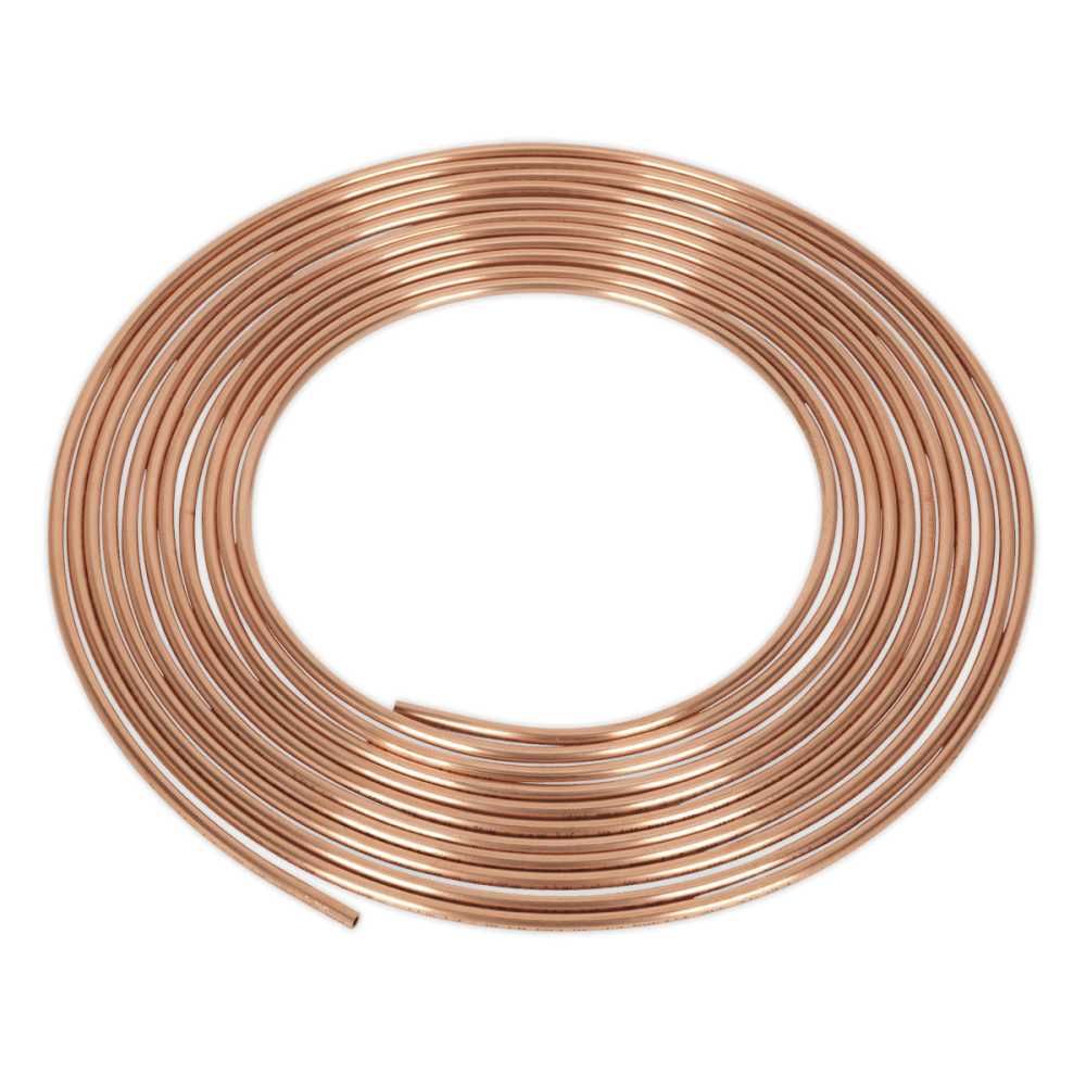 Brake Pipe Copper Tubing 22 Gauge 3/16" x 25ft BS EN 12449 C106 : Model No.CBP002