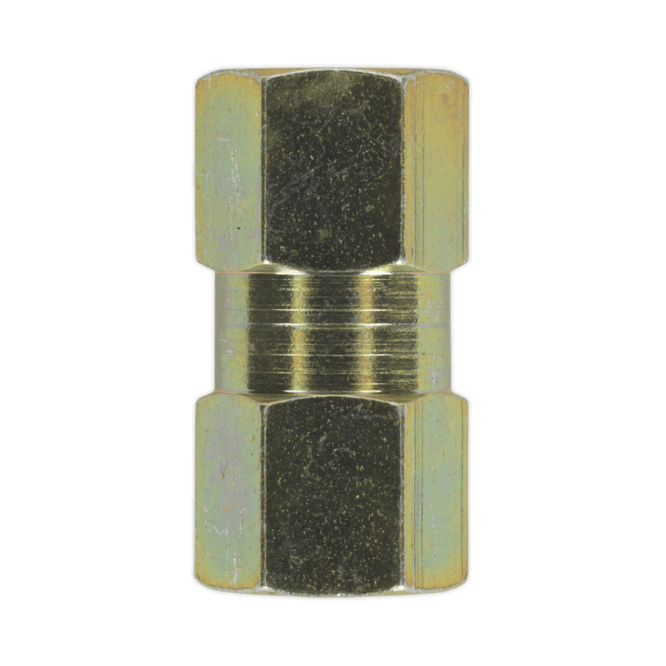 Brake Tube Connector M10 x 1mm Female to Female Pack of 10 : Model No.BC10100F