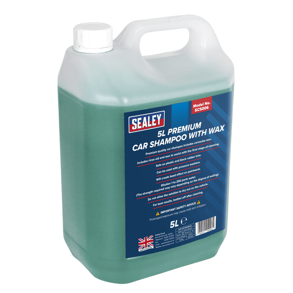Car Shampoo Premium with Wax 5ltr : Model No.SCS006