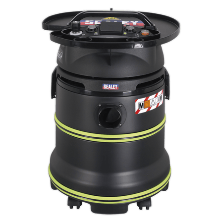 Vacuum Cleaner Industrial Dust-Free Wet & Dry 35ltr 2000W/230V Plastic Drum M Class Filtration Self-Clean Filter & Auto Start : Model No.DFS35M