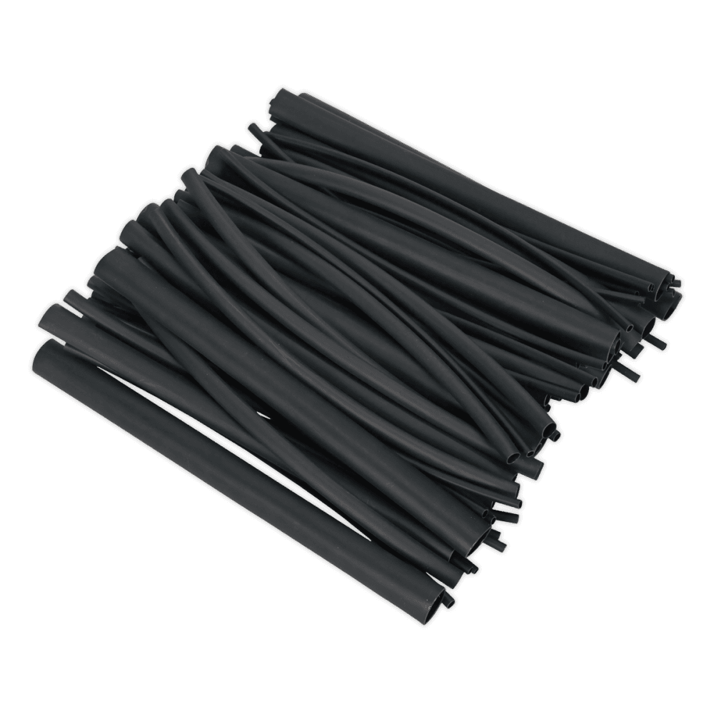 Adhesive Lined Heat Shrink Tubing Assortment 200mm 72pc - Black : Model No.HSTAL72B