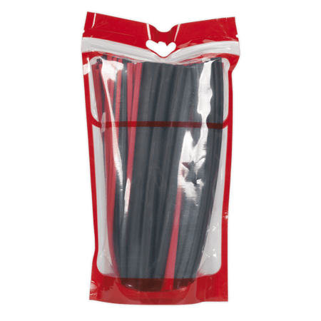 Adhesive Lined Heat Shrink Tubing Assortment 200mm 72pc - Black & Red : Model No.HSTAL72BR