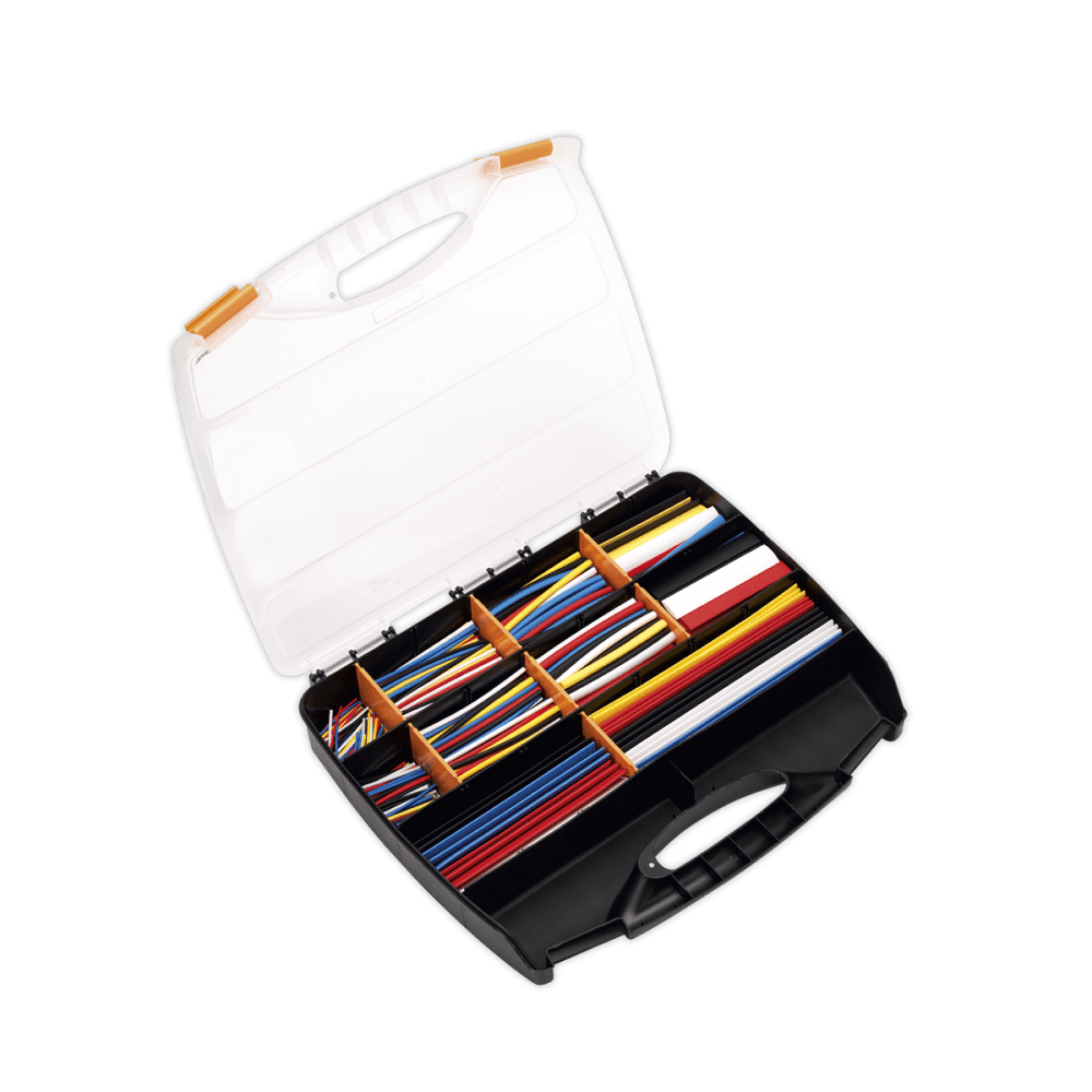 Heat Shrink Tubing Assortment 50, 100, 150 & 200mm 590pc - Mixed Colours : Model No.HST590MC