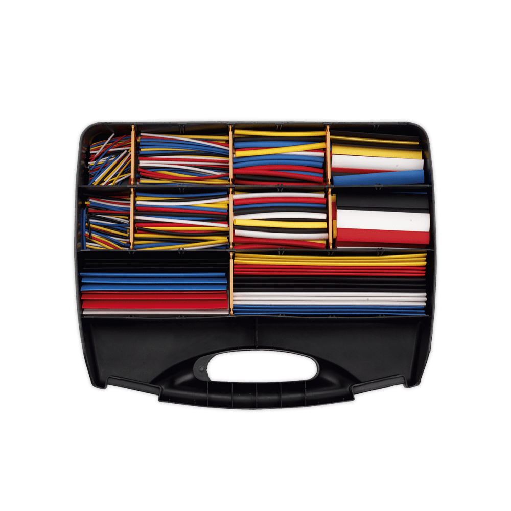 Heat Shrink Tubing Assortment 50, 100, 150 & 200mm 590pc - Mixed Colours : Model No.HST590MC