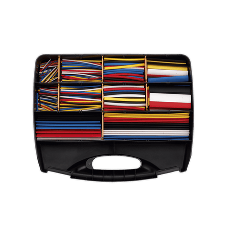 Heat Shrink Tubing Assortment 50, 100, 150 & 200mm 590pc - Mixed Colours : Model No.HST590MC
