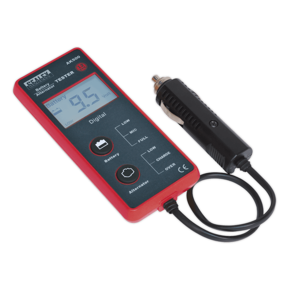 Battery & Alternator Tester 12V - LCD Screen : Model No.AK500