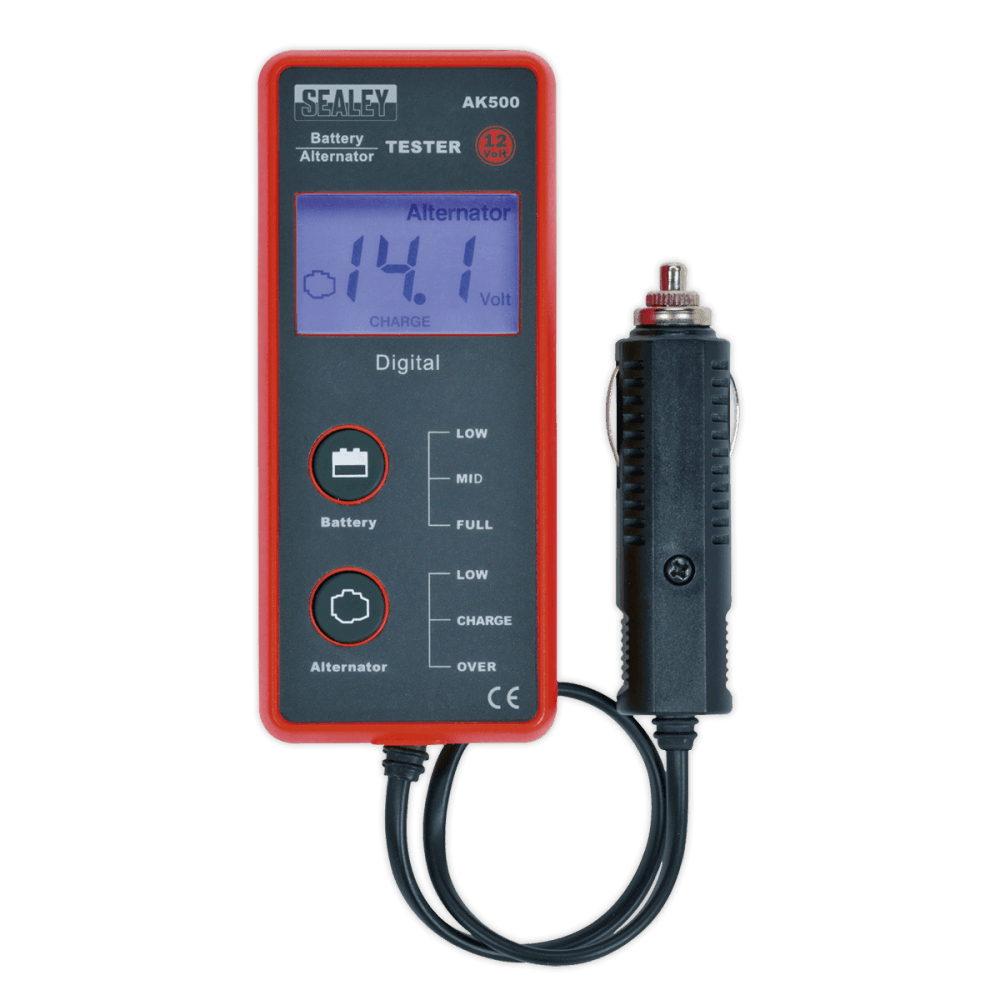 Battery & Alternator Tester 12V - LCD Screen : Model No.AK500