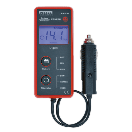 Battery & Alternator Tester 12V - LCD Screen : Model No.AK500
