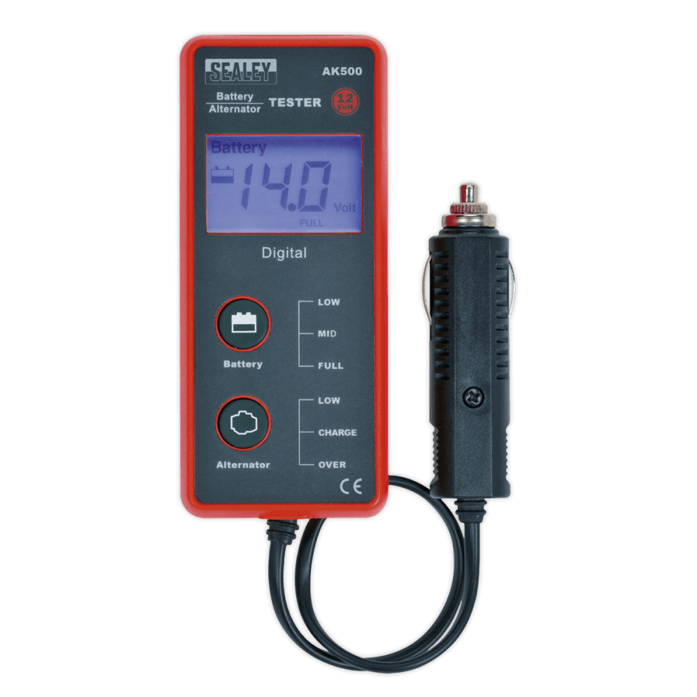 Battery & Alternator Tester 12V - LCD Screen : Model No.AK500