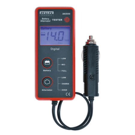 Battery & Alternator Tester 12V - LCD Screen : Model No.AK500
