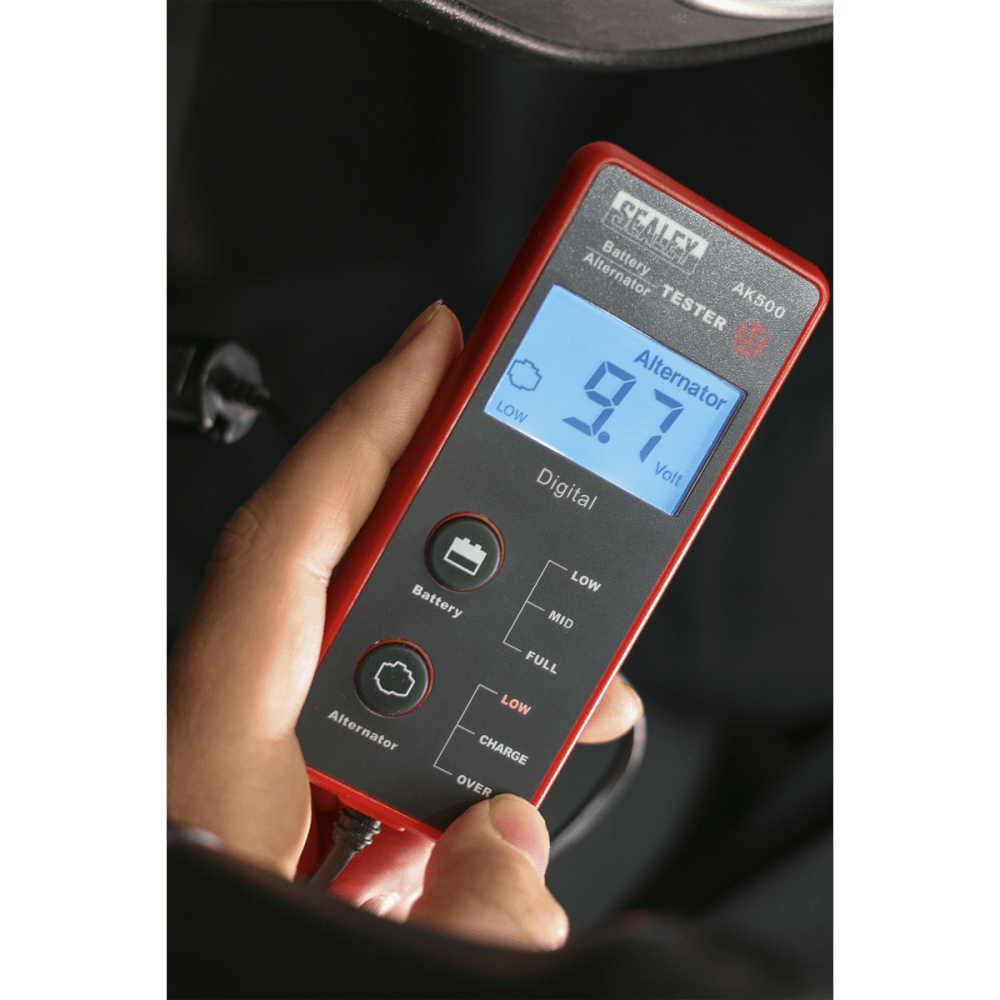Battery & Alternator Tester 12V - LCD Screen : Model No.AK500