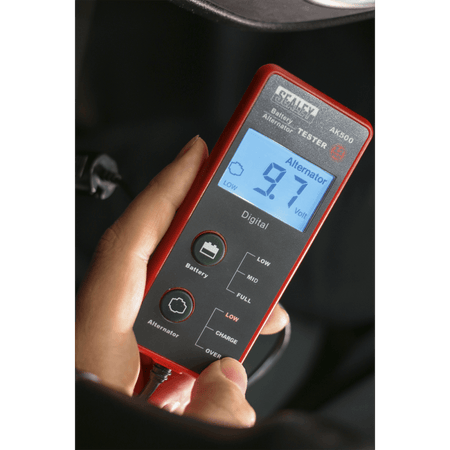 Battery & Alternator Tester 12V - LCD Screen : Model No.AK500