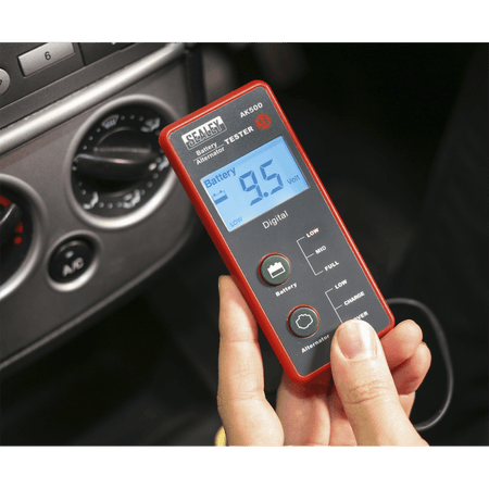 Battery & Alternator Tester 12V - LCD Screen : Model No.AK500