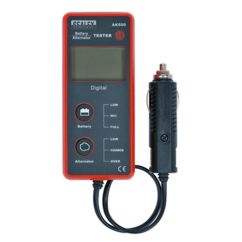 Battery & Alternator Tester 12V - LCD Screen : Model No.AK500