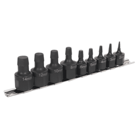 Stud Extractor Set 9pc : Model No.AK7222