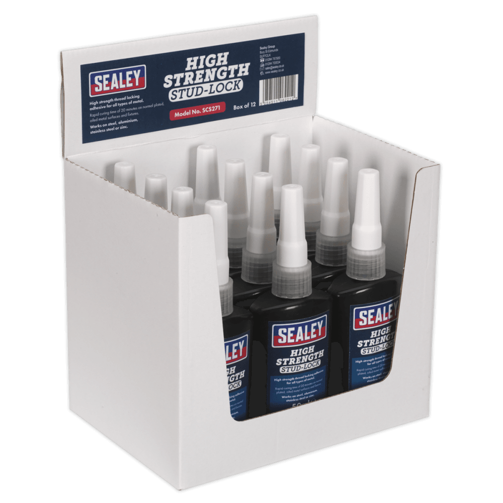 Stud Lock High Strength 50ml Pack of 12 : Model No.SCS271