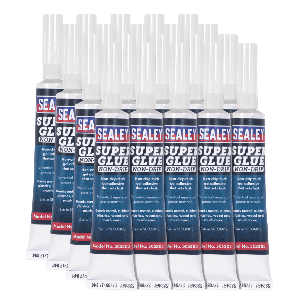 Super Glue Non-Drip Gel 20g Pack of 20 : Model No.SCS303