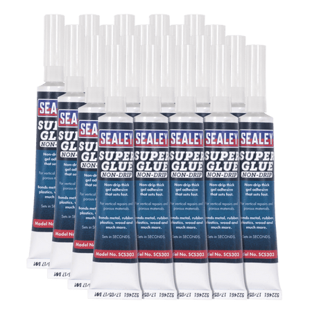 Super Glue Non-Drip Gel 20g Pack of 20 : Model No.SCS303