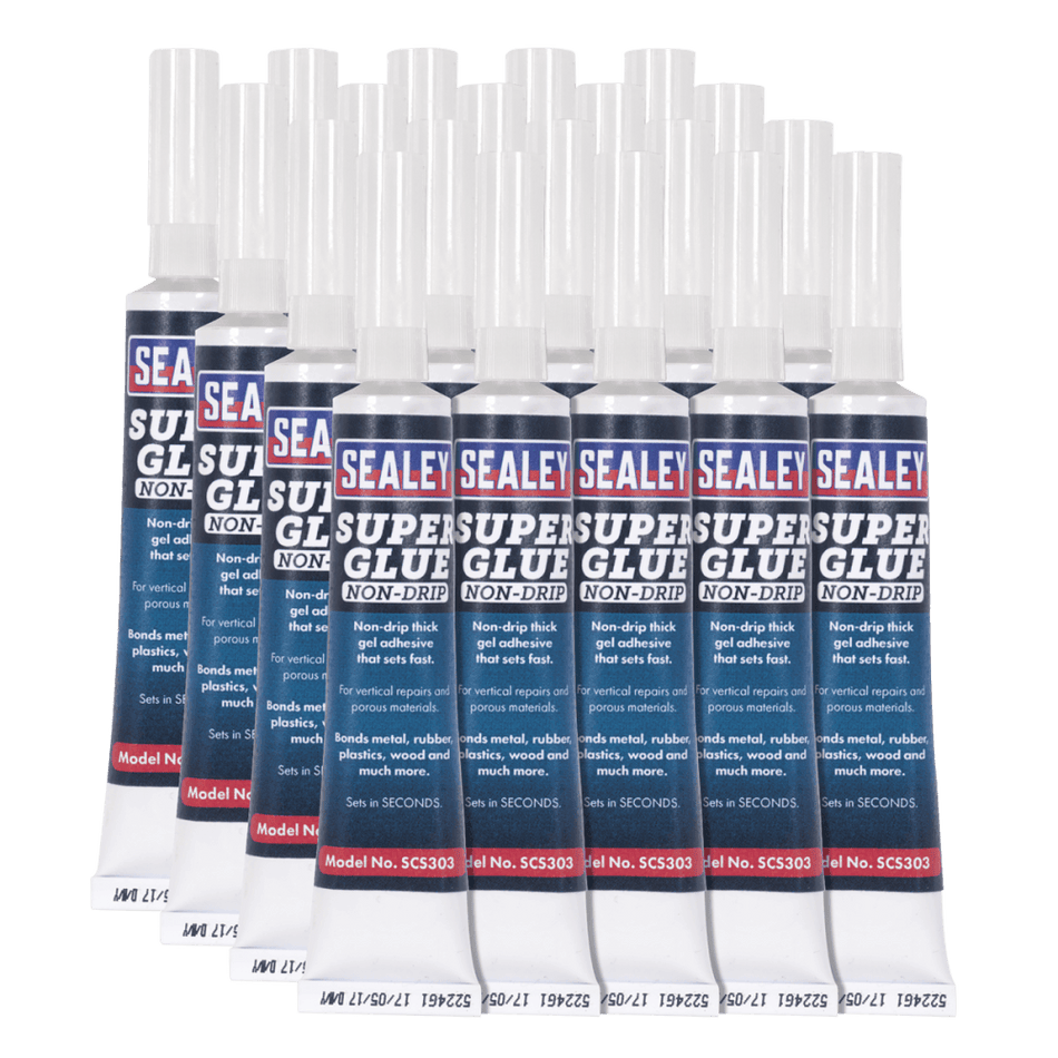 Super Glue Non-Drip Gel 20g Pack of 20 : Model No.SCS303