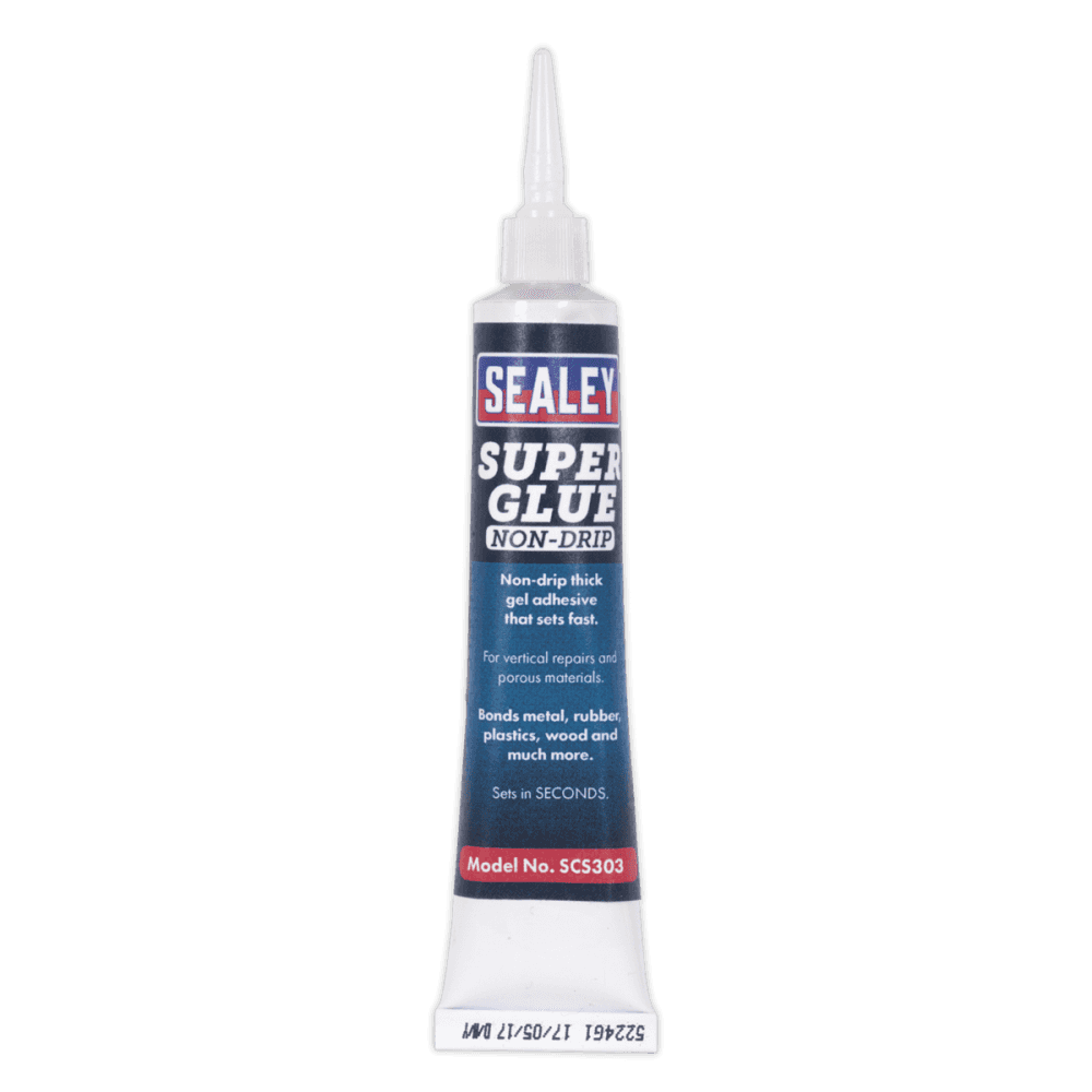 Super Glue Non-Drip Gel 20g Pack of 20 : Model No.SCS303