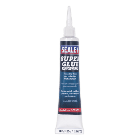 Super Glue Non-Drip Gel 20g Pack of 20 : Model No.SCS303