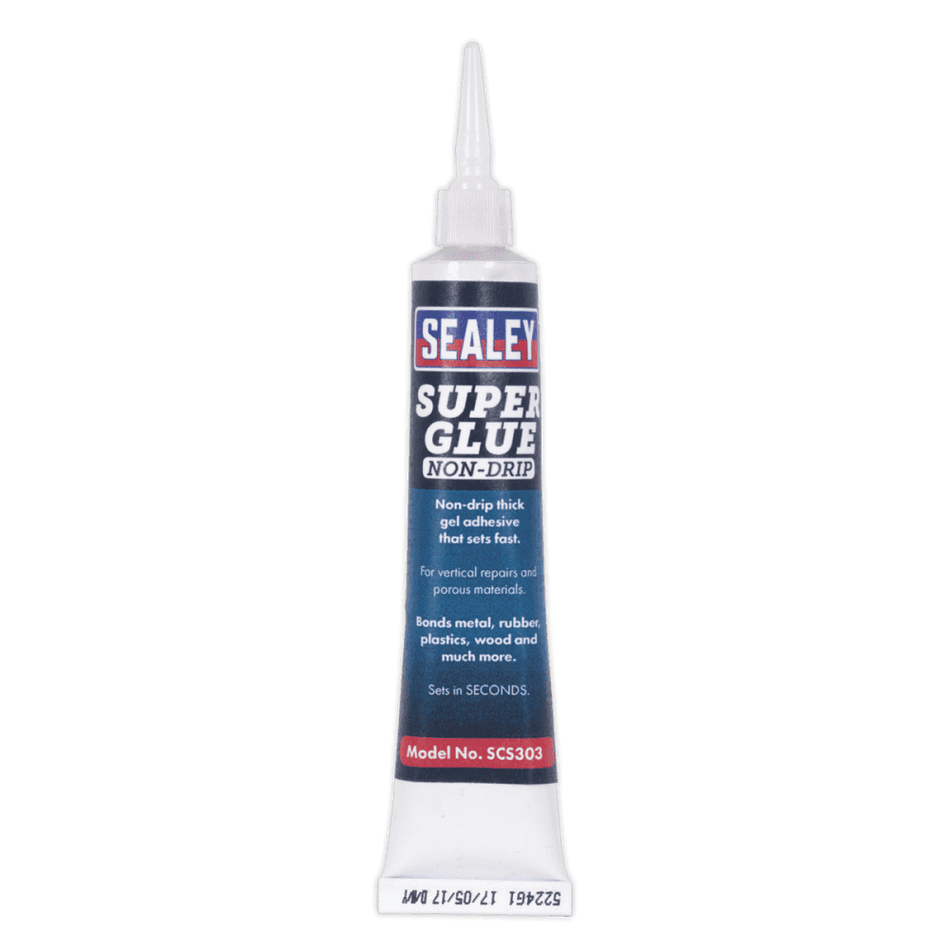 Super Glue Non-Drip Gel 20g Pack of 20 : Model No.SCS303