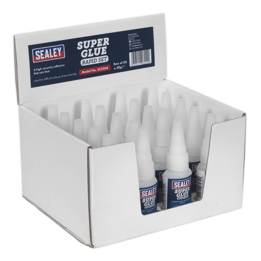 Super Glue Rapid Set 20g Pack of 20 : Model No.SCS304