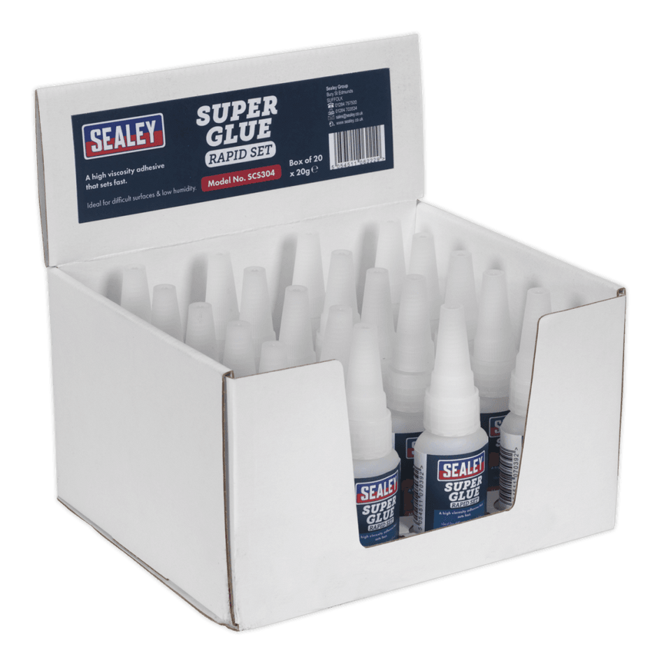 Super Glue Rapid Set 20g Pack of 20 : Model No.SCS304