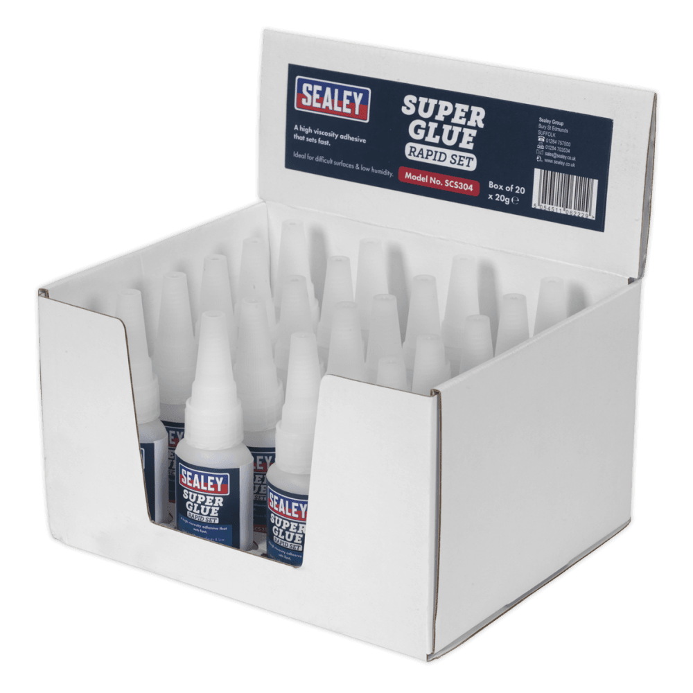 Super Glue Rapid Set 20g Pack of 20 : Model No.SCS304